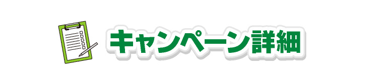 キャンペーン詳細